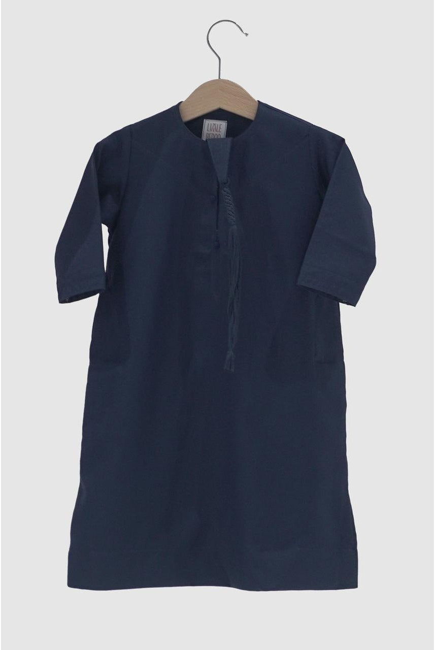 Winter Collection: Kandora - Navy Blue