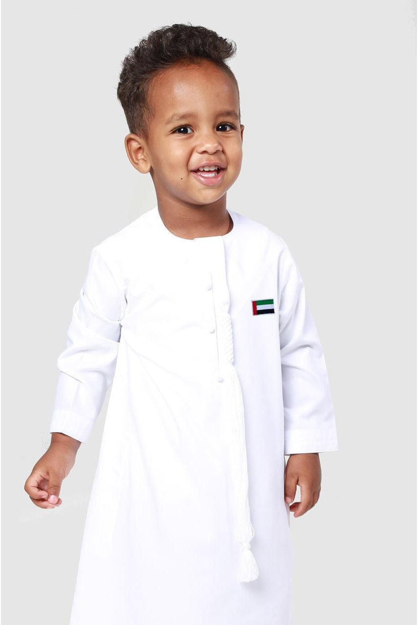 Limited UAE Flag Edition: Kandora - White