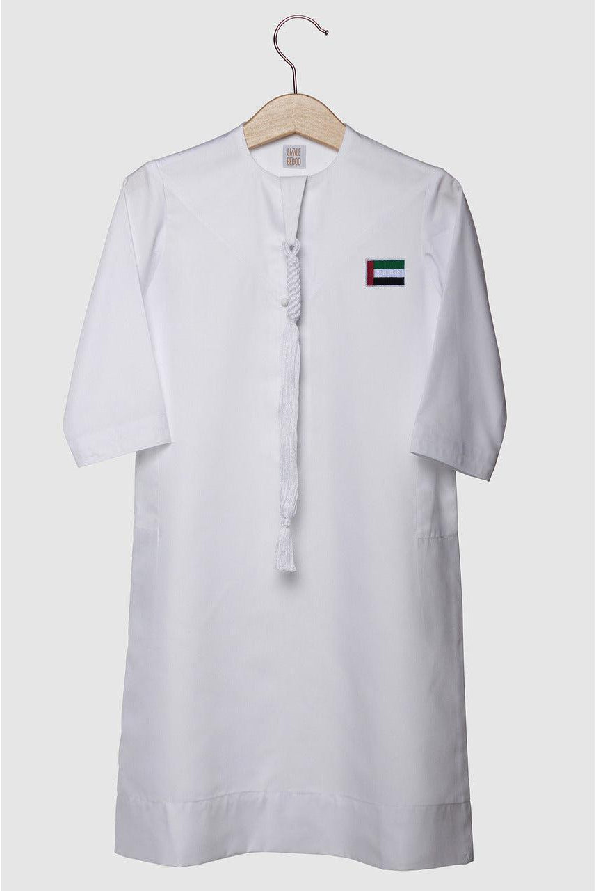 Limited UAE Flag Edition: Kandora - White
